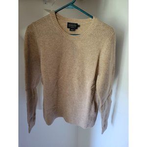 NWT Pendleton Shetland Crew Pullover; Fawn Heather